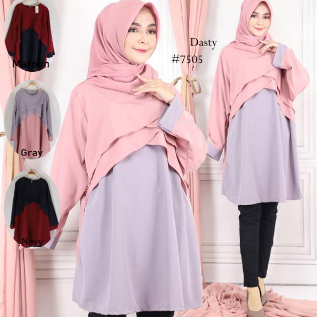 aqila tunik jumbo Ld 140cm