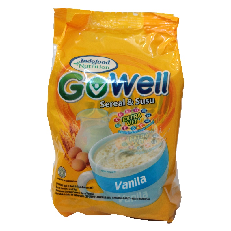 

Gowell Cereal French Vanilla Bks 5X29Gr