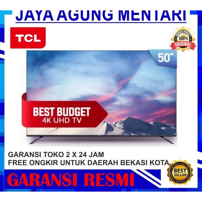 LED TV TCL 50 INCH 50A8 ANDROID TV SMART TV 50 A8