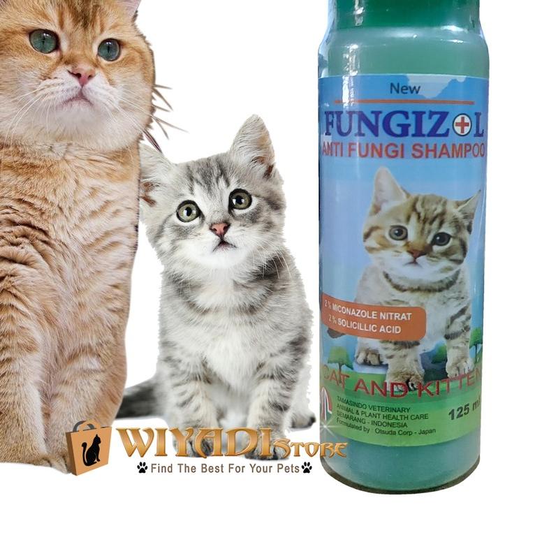 ♧ Cat Shampoo Fungizol 125ml - Sampo Kucing dan Anak kucing Kutu Tic & Flea Menghaluskan bulu ←