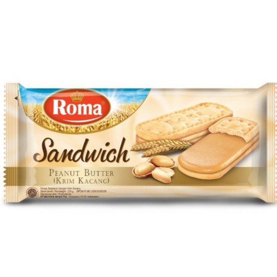 

ROMA SANDWICH PEANUT BUTTER BISKUIT 216 G