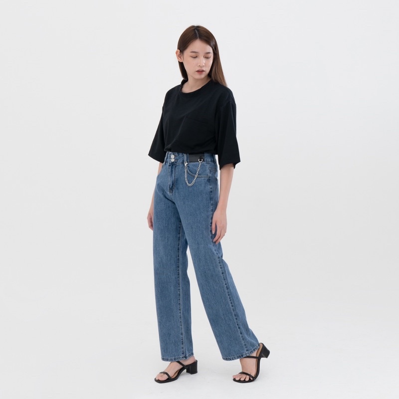 VIERLIN - Jeans 6350 - HW LOOSE JEANS IMPORT