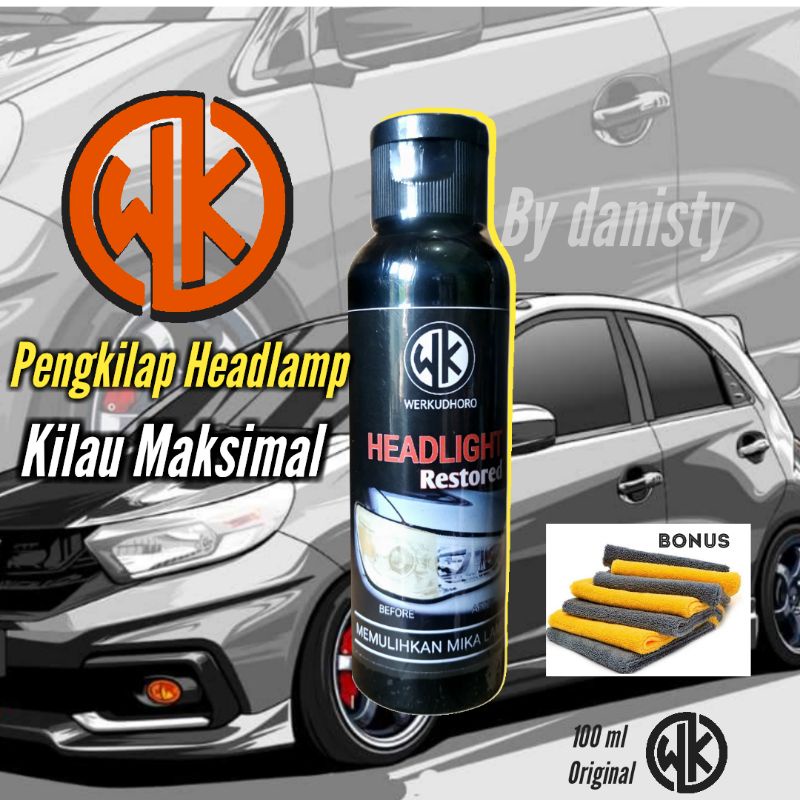 Pembersih headlamp/mika lampu mobil /mika menguning/mika kusam