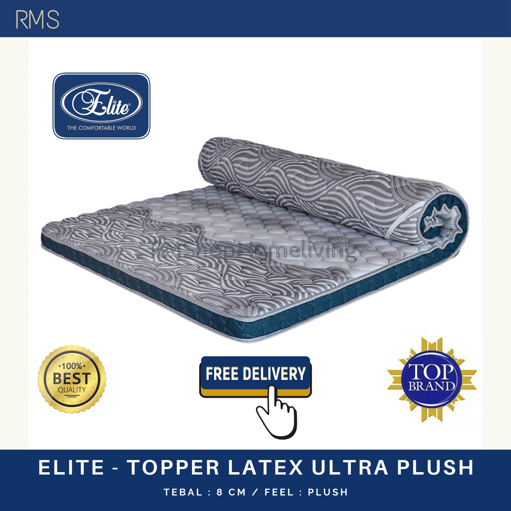 FREE ONGKIR - Elite Topper Latex Ultra Plush / Topper Latex / Topper Matras / Topper Mattress / Matr