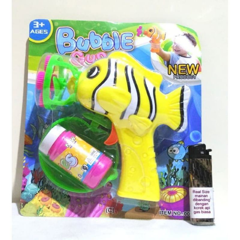 bubble gun/pistol gelembung/fish bubble gun