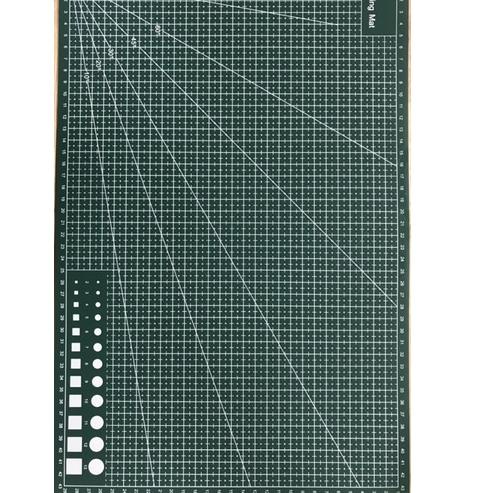 

Baru Aman COMBO A3 Hijau / Pink PVC Cutting Mat / Cutting Pad / Alas Potong A3 + PEN CUTTER