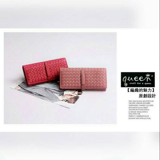 Dompet wanita dompet lipat panjang serbaguna model tikar cantik