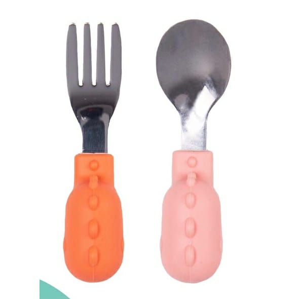 Heorshe Baby Fork and Spoon set - Sendok dan Garpu Bayi