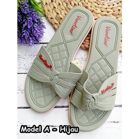 Sandal Slop Jelly Flat Verotino Murah-5