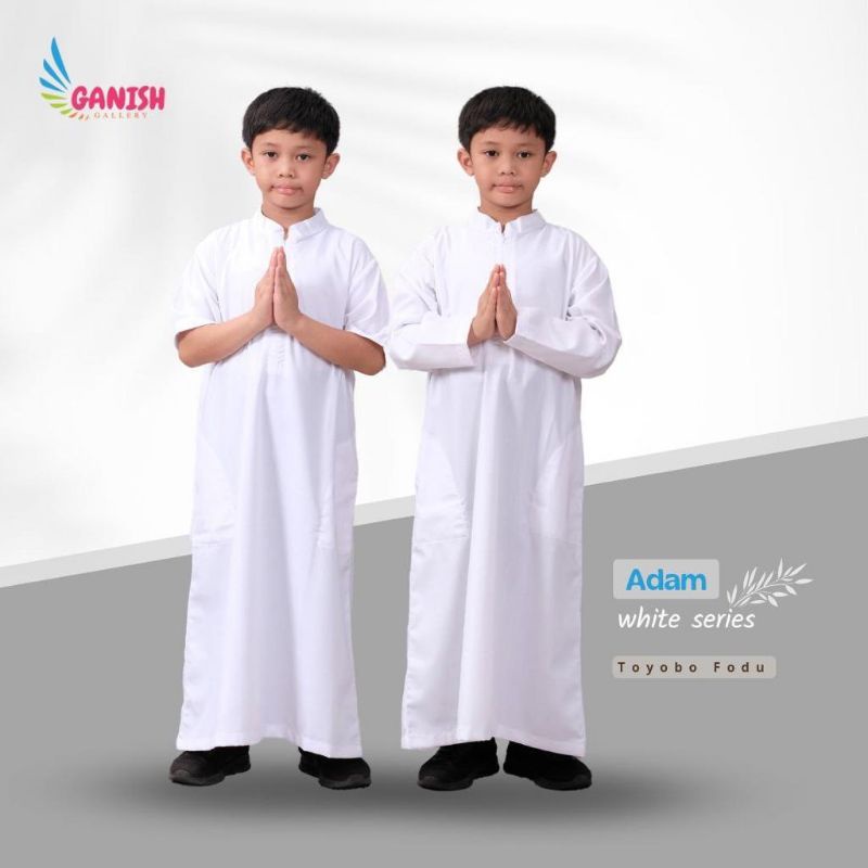 JUBAH ANAK 1-15 THN GAMIS PITIH ANAK LAKI LAKI GAMIS ADAM BY OEMAR ORI TERBARU