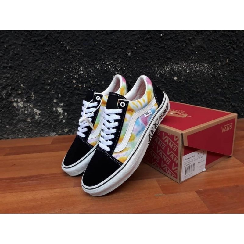 VANS OLD SKOOL PRO SANTA CRUZE TIE DYE BLACK