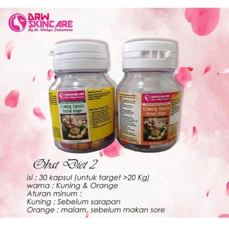 KAPSUL PELANGSING/OBAT DIET PENURUN BERAT BADAN DRW SKINCARE ORI