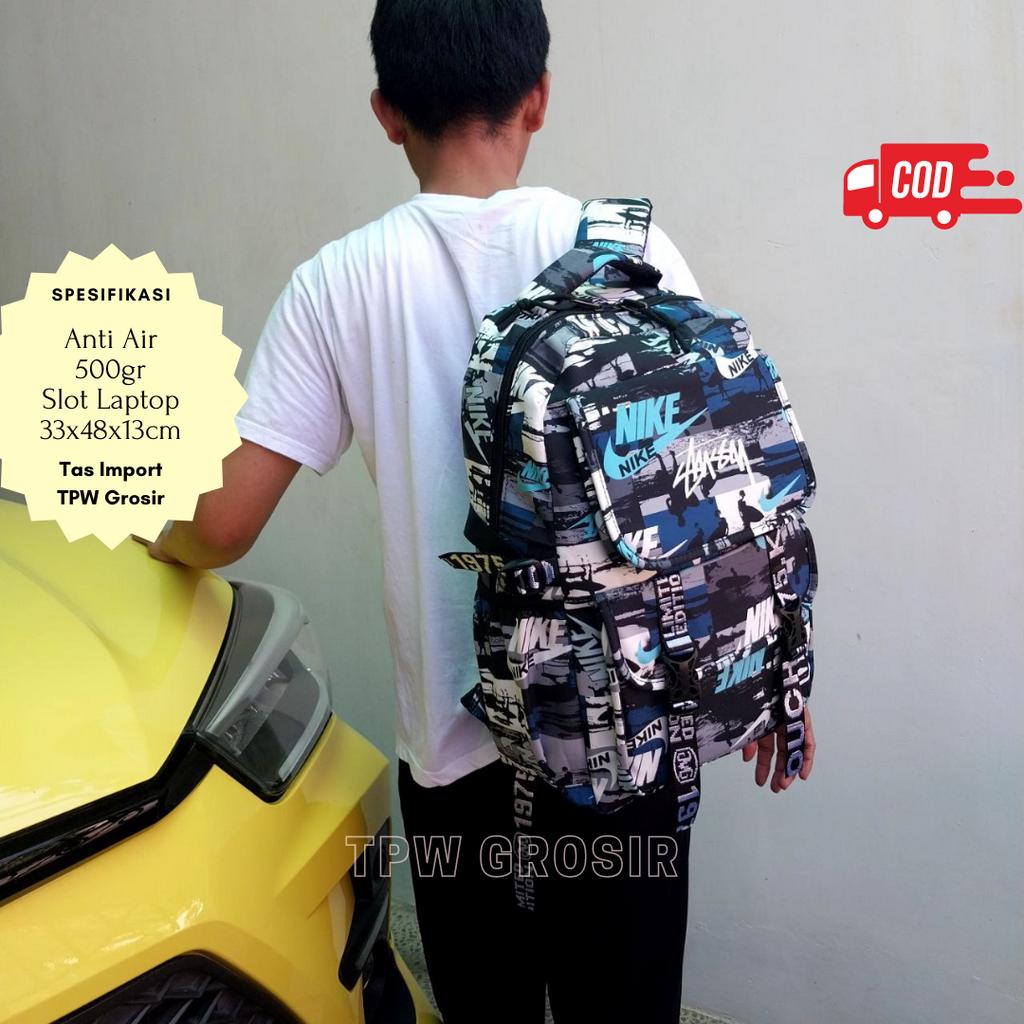 Tas Ransel Sekolah Anak Pria Wanita Terbaru Loreng Import Murah
