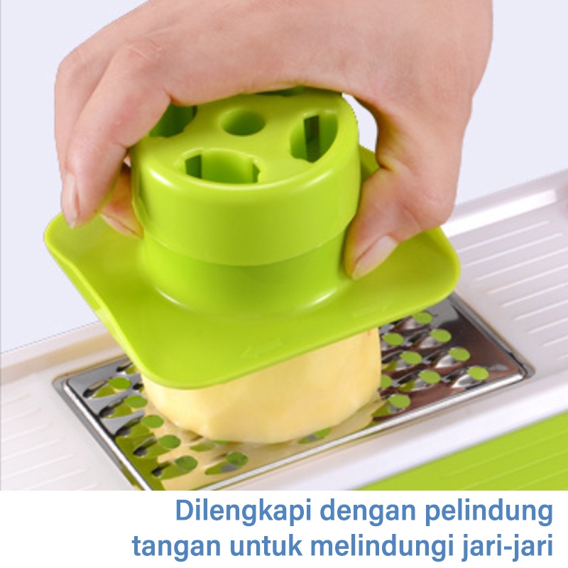 Letyeah &amp; Anantagt parutan serbaguna multifungsi 4in1 murah/alat pemotong sayur buah/Slicer vegetable/chopper mitochiba