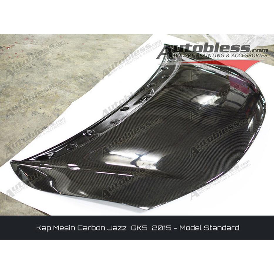 *Otomotif* Kap Mesin Carbon Honda Jazz GK5 (2015+) - Model Standart