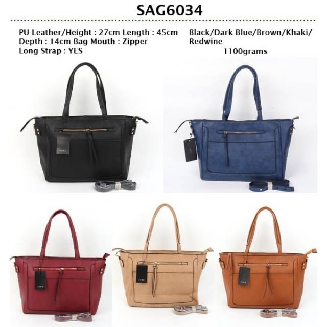 SAG6034. PROMO Z4R4 Estrella. Bahan PU Leather