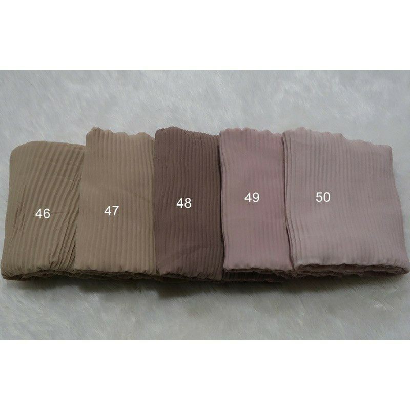 pashmina plisket by Bugis hijab