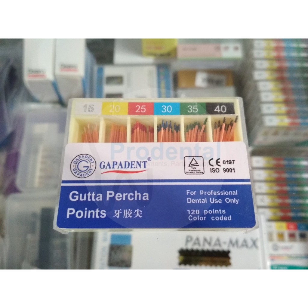 Dental gutta percha point 15 20 25 30 35 40 15-40 45-80 gutap guttap endo PSA