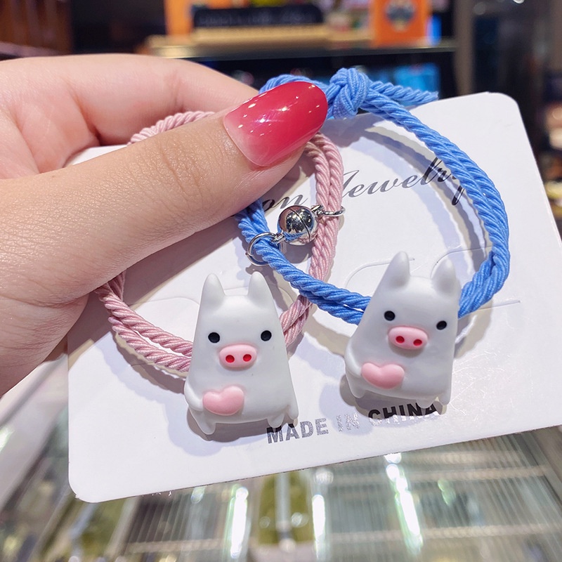 1 Pasang Gelang Couple Magnet Gelang Pasangan Gelang Kekasih Gelang Pacar-5