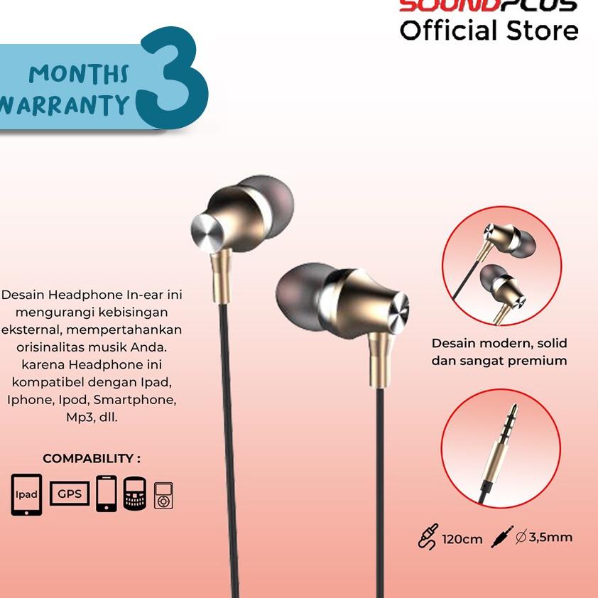 Harga Termurah Soundplus - Coolpad X Soundplus  / In-ear Earphone / Deep Bass