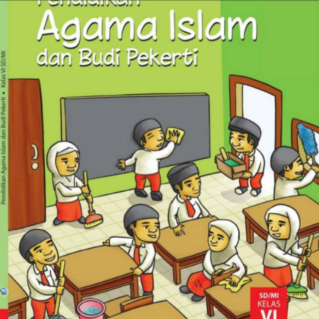 Buku pendidikan agama Islam dan Budi pekerti kelas 6