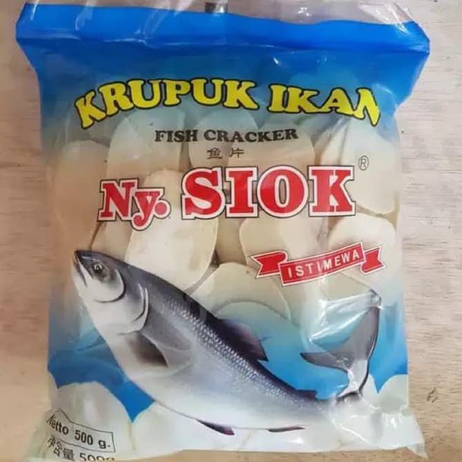

Kerupuk Ikan Ny. Siok / Netto - 500 Gram