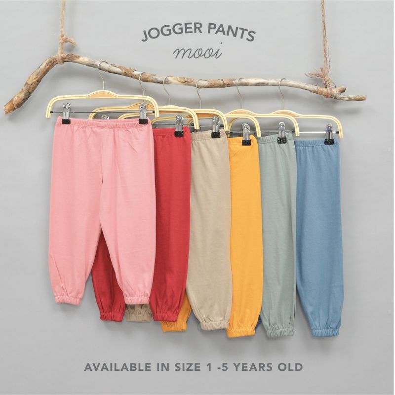 MOOI Jogger Pants Celana Jogger Anak Unisex 1-5 years