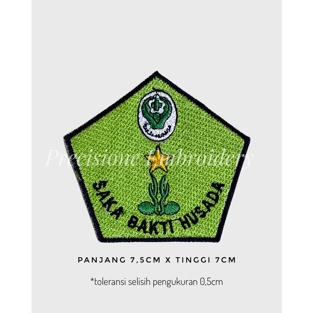 Bordir Logo Badge Bet Saka Bakti Husada Pramuka