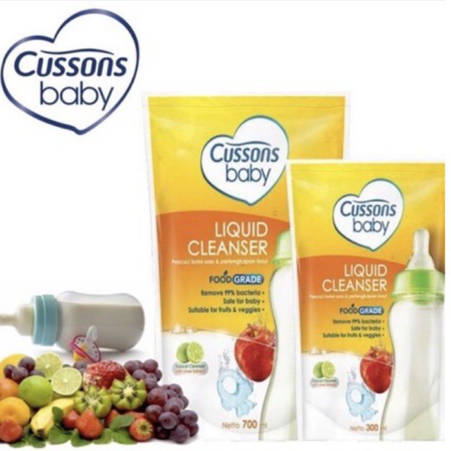 Cussons Baby Liquid Cleanser 700 + 300 ml - Sabun Cuci Botol bayi