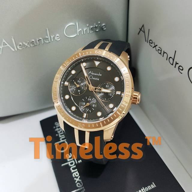 Jam tangan wanita alexandre christie ac 2772 BF Rosegold