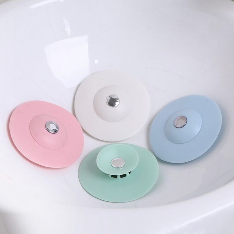 Penutup Lubang Wastafel Dapur Kamar Mandi Penyaring Pembuangan Saringan Air Anti