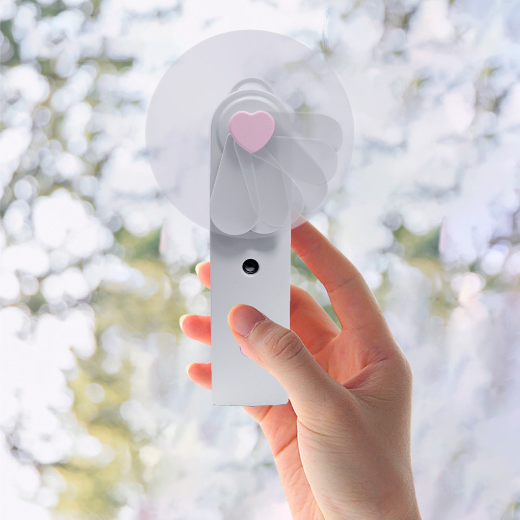 Inone Kipas Angin 2 in 1 dengan Humidifier Pocket Fan USB Rechargeable