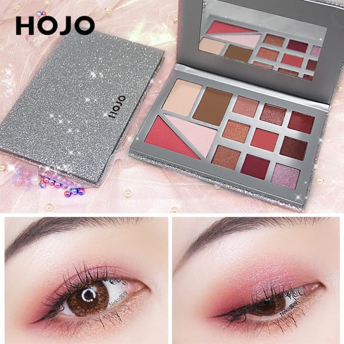 HOJO 8020 12 Color Eyeshadow Palette Pigment Powder Waterproof