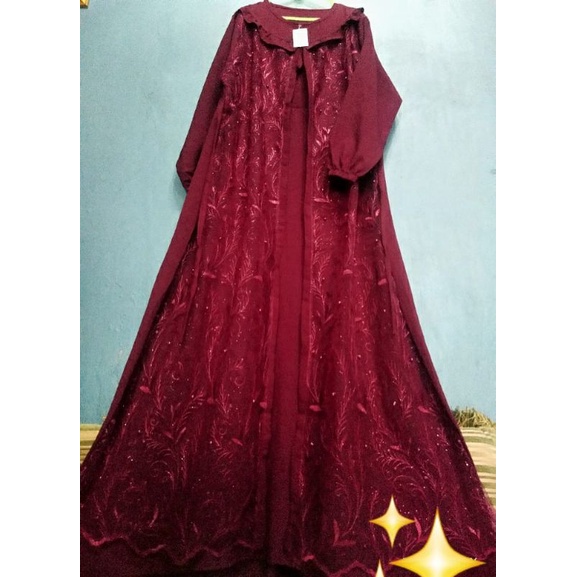 gamis brukat mewah gamis pesta