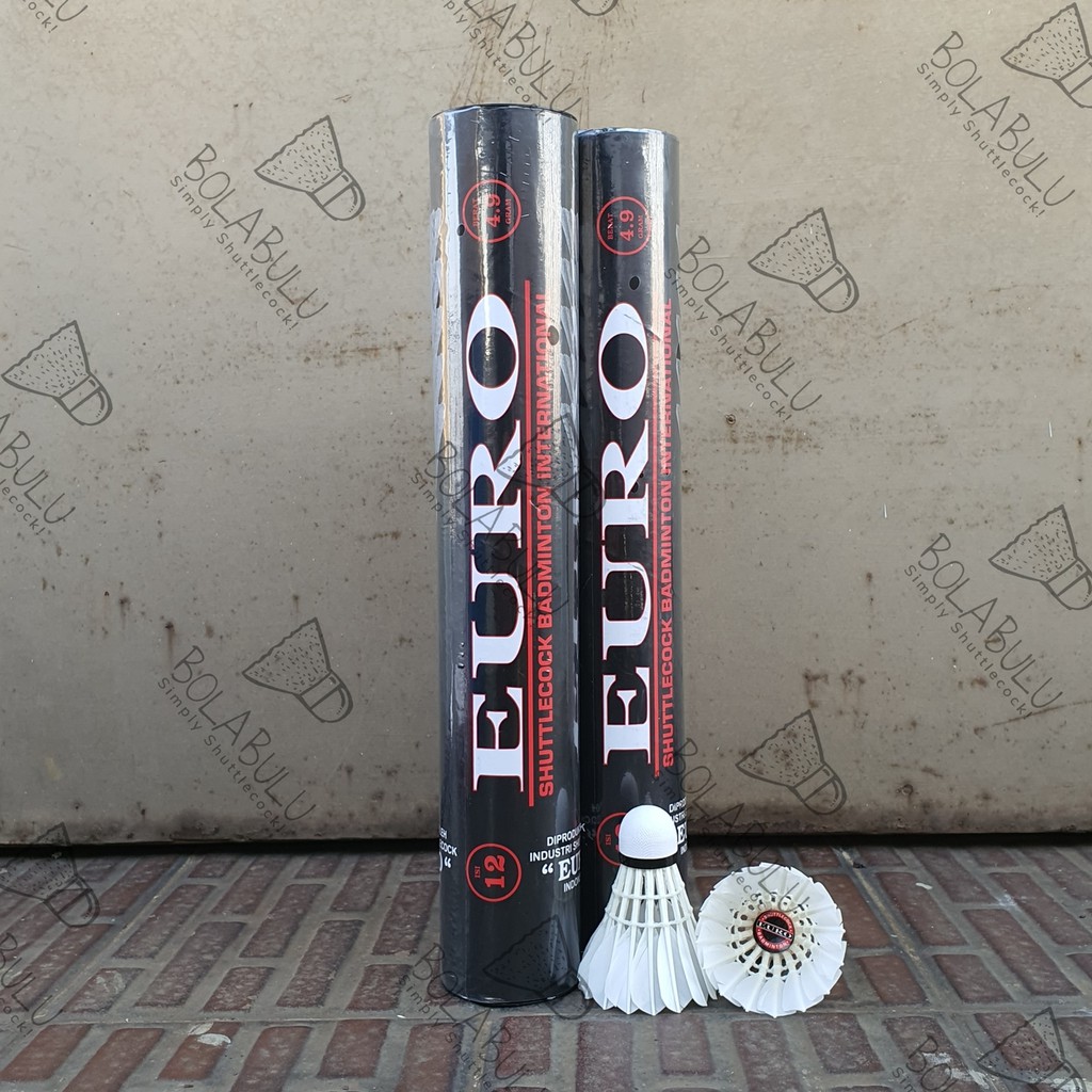 Shuttlecock EURO HITAM | EURO HITAM | Termurah & Terbaik