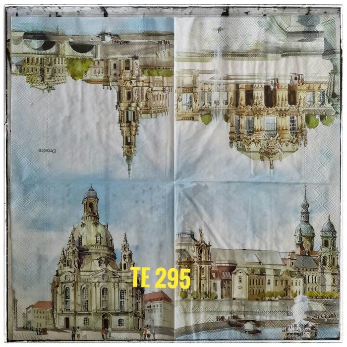 Tisu eropah ukuran 33x33 cm 1 pack= 20 pcs tidak campur motif 026