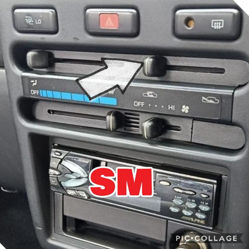 satu buah knop ac starlet kapsul knob tombol ac starlet EP81