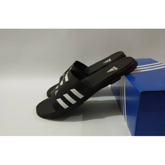 SANDAL PRIA SELOP ADS01 HITAM HITAM/SANDAL PRIA BERKUALITAS TERBAIK SIMPLE DAN ELEGAN