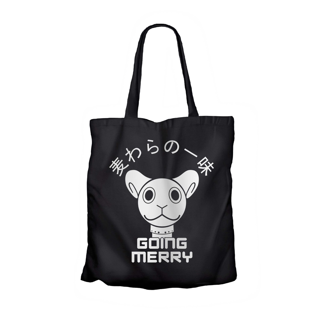 Tote bag anime GOING MERRY - ONE PIECE material canvas
