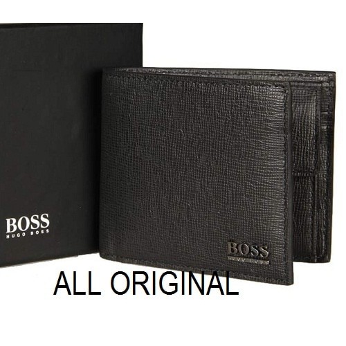 Dompet Hugo Boss Pria Exclusive Mensur 50305560 Kulit Asli Original
