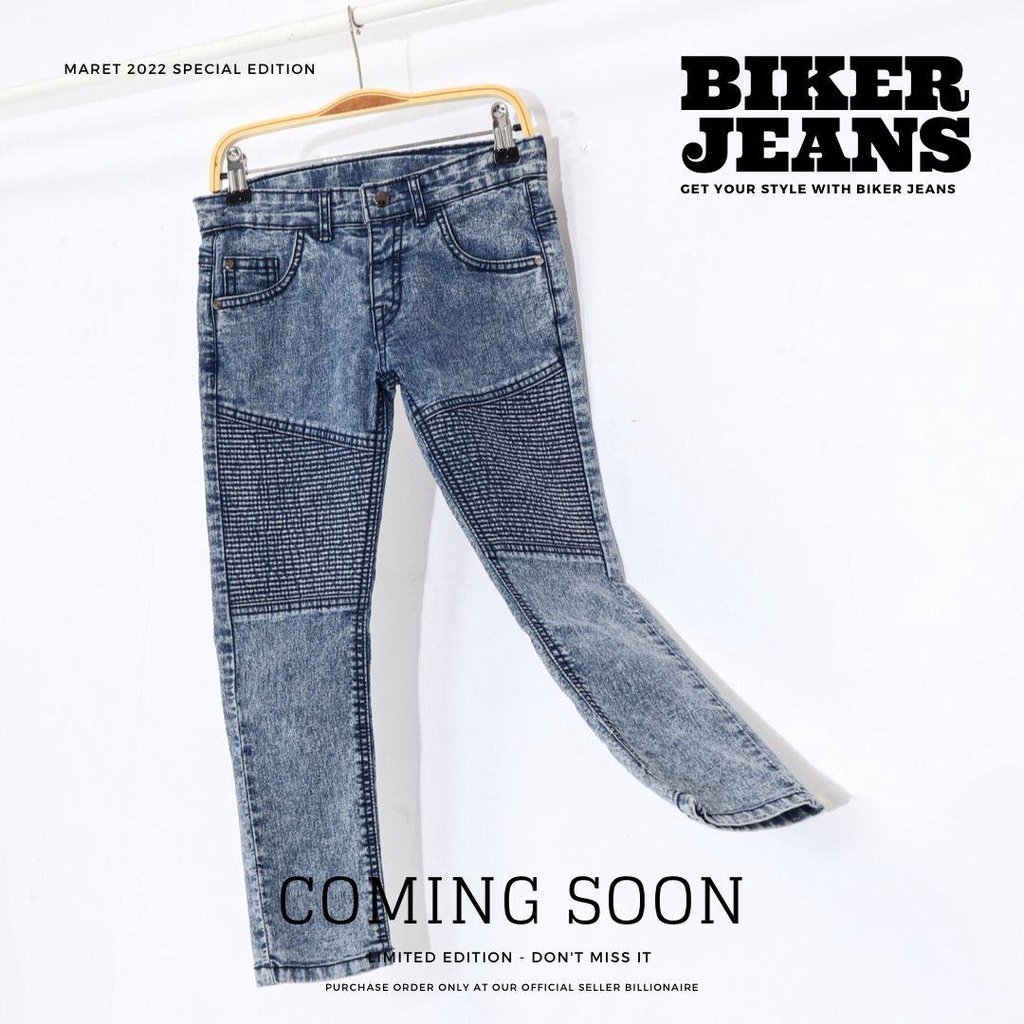 Celana Jeans Biker By Billionaire