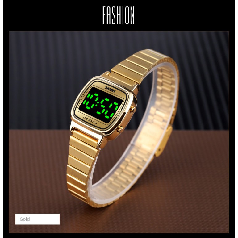 JAM TANGAN WANITA SKMEI 1543 LED WATCH ORIGINAL