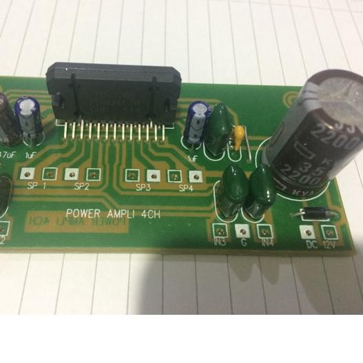 ➶ POWER AMPLI BTL TDA7386/7388 Tanpa heatsink ➫