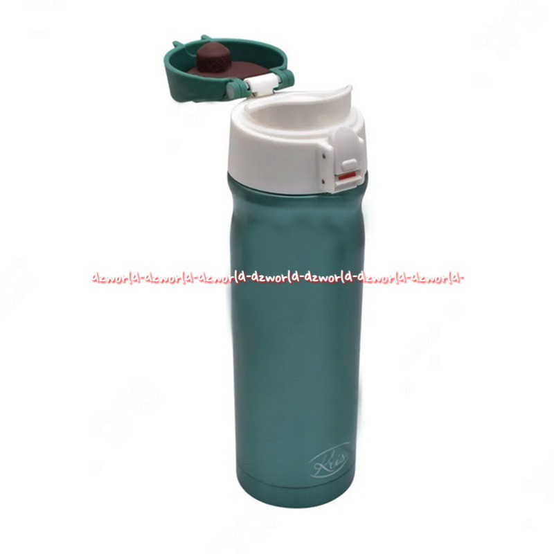 Kris Thermal Vacuum Flask Blue 500ml Botol Minum Panas Dingin Tosca Termos Toska 500 ml