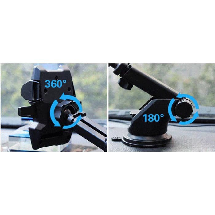 MPro Car Holder Smartphone Transformer for Smartphone with Suction Cup Taffware handphone T003 jnp