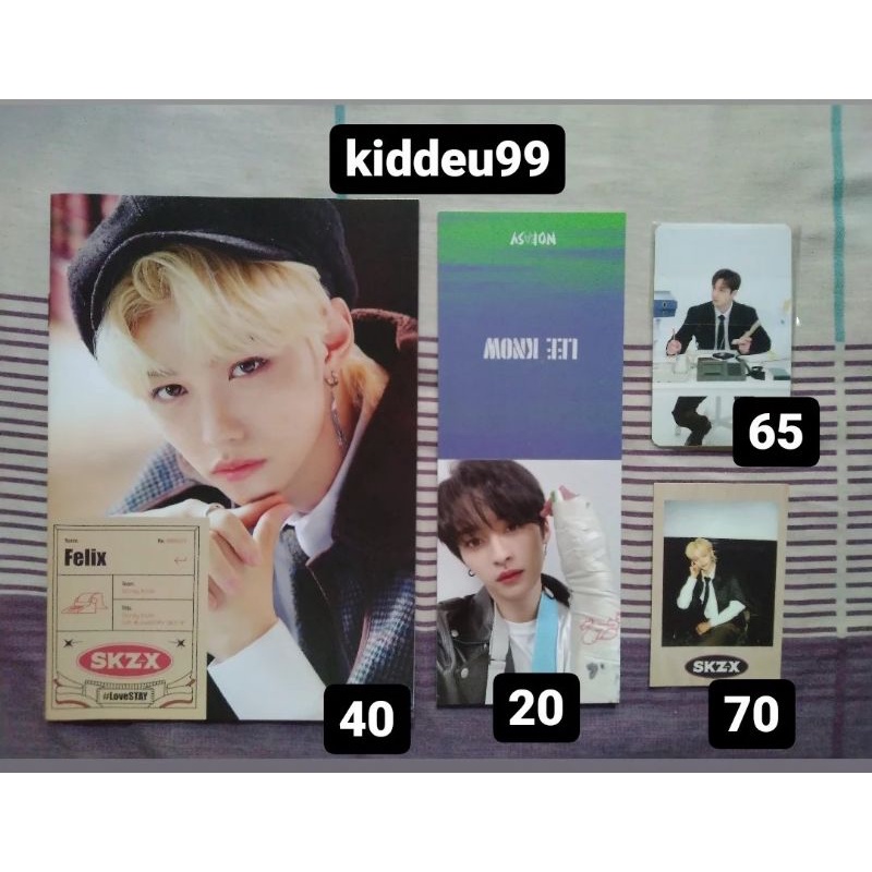 (diskon) photocard felix bangchan stray kids skz polaroid clio ds