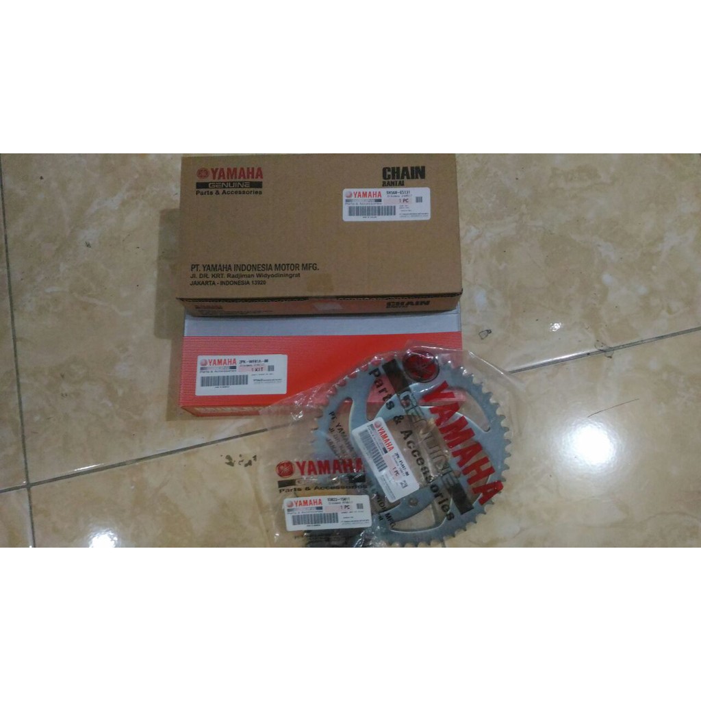 GEAR SET YAMAHA R15 / 2PK-WF01A-00 ORIGINAL