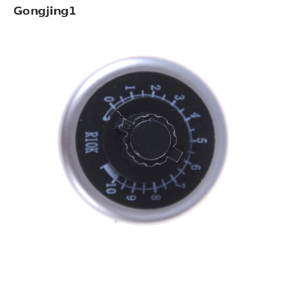 Gongjing1 Inverter Potentiometer 10K LA42DWQ-22 Diameter 22mm Warna Hitam