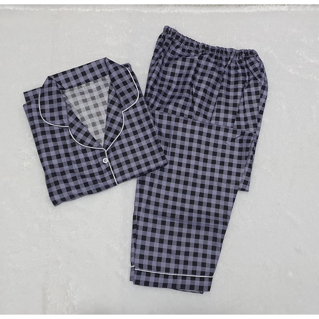 BAJU TIDUR WANITA KARAKTER CP / PIYAMA MOTIF KARAKTER / PIYAMA KARAKTER LUCU / BAJU TIDUR CEWEK-Lumina Abu Abu