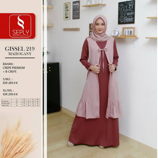 GAMIS SEPLY GISSEL 219 MAHOGANY/SEPLY GAMIS GISSEL 219